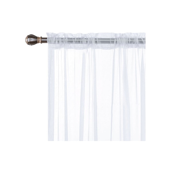 1 stk. Noir Transparent Gardiner Stue Lomme Lomme Gardiner Soveværelser Chambre Semi-transparente Gardiner i Sejl