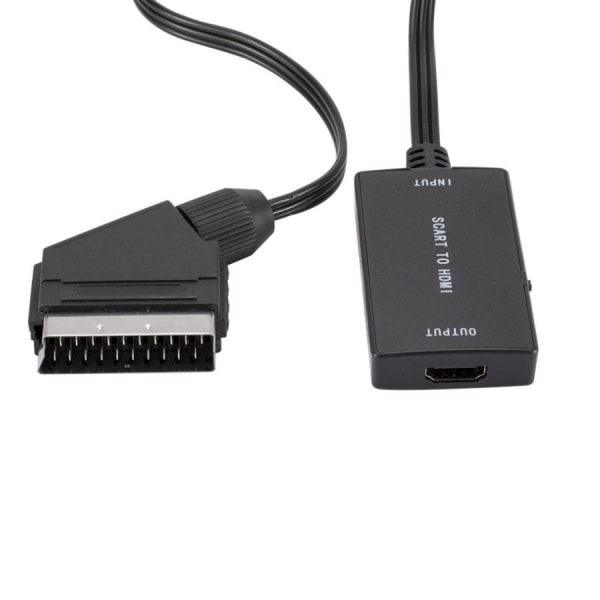 SCART till HDMI-adapter med HDMI-kablar och Scart Audio Stereo Vid