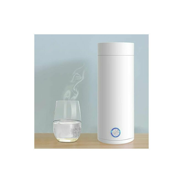 Matkakahvinkeitin, kannettava kahvinkeitin terveellisiin juomiin, nopea kiehuminen, automaattinen sammutus, pieni kahvinkeitin, pieni 400 ml:n kahvinkeitin (valkoinen)