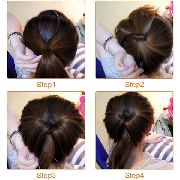 Hårstyling Tilbehør, Fletning Styling Hårstyling Værktøjssæt Sort