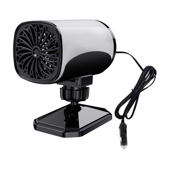12V Mini värmefläkt, blåsande energibesparande radiator, USB Elektrisk roterande aerokonvektorfläkt, med 360 graders roterande stöd för Ekonomisk Tystnad