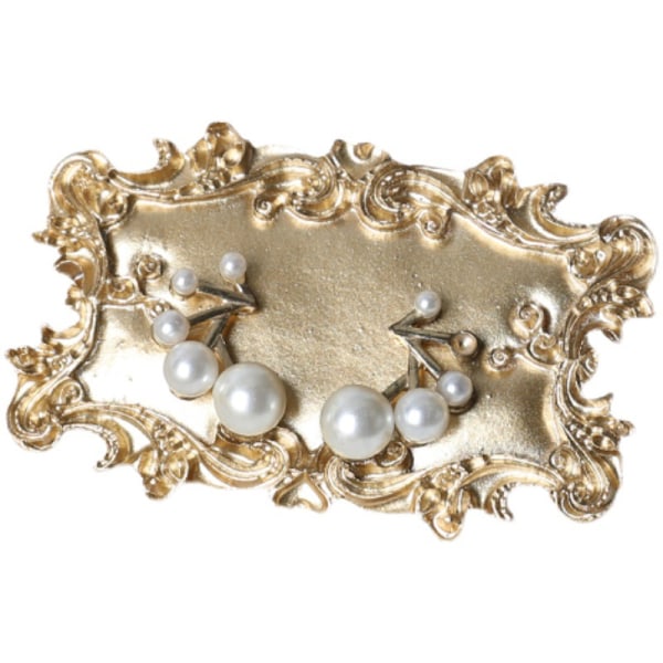 Antik smykkebakke Vintage guldsmykkebakke, øreringeholder