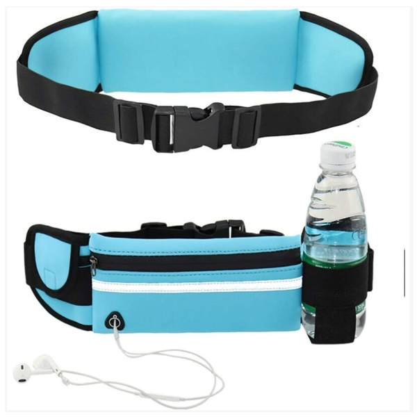 Running belt for women and men, waterproof, sports fanny pack, adjustable running belt, money, passport, mobile phone for l