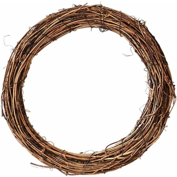 2 stk 8 cm store naturlige vinranker kranser DIY håndverk vinranke krans girlander for veggdekor påske vår krans dør krans fest bryllup