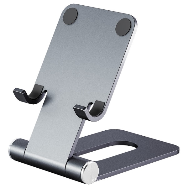 Mobiltelefonholder i aluminiumslegering desktop foldbar multifunktionel doven bærbar metaltabletstøttestativ gave