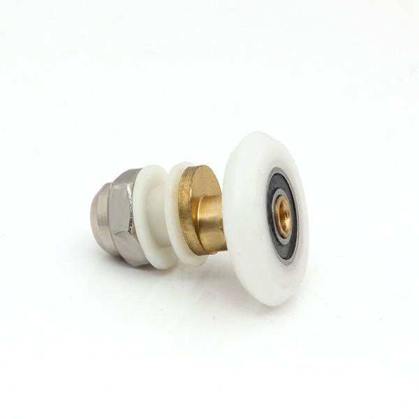 Dusjdørhjul, skyvedørhjul, dusjdørhjul, reservehjul, 27 mm hjuldiameter, 4 stk