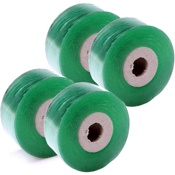 4 Rolls of Grafting Tape, 100M x 3CM, Tree Grafting Stretch Tape, Plant Repair Tape, for Buds, Plants, Plant Repair