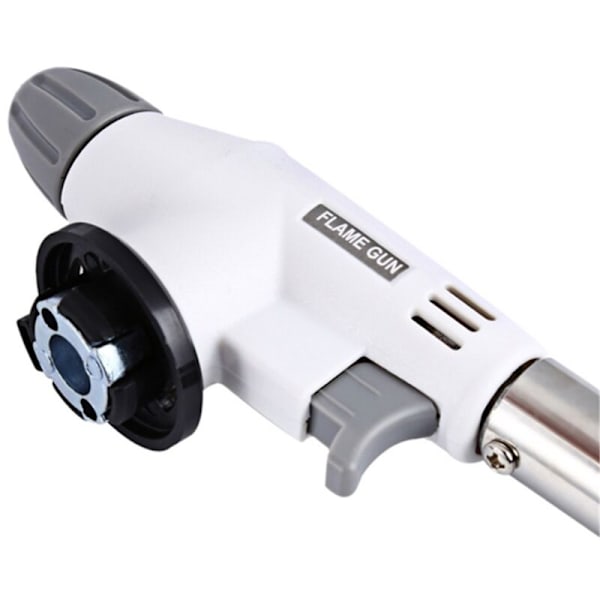 Butanbrenner, kjøkkenlighter med sikkerhetslås, brennerbrenner, flammepistol, gassbrennerlighter, kjøkkentorcher (butangass ikke inkludert)