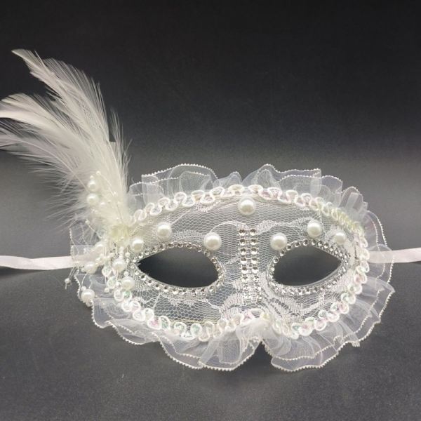 Maskeradmasker Halloween Kostymmasker Karnevalsmasker Par Maskeraddräkter