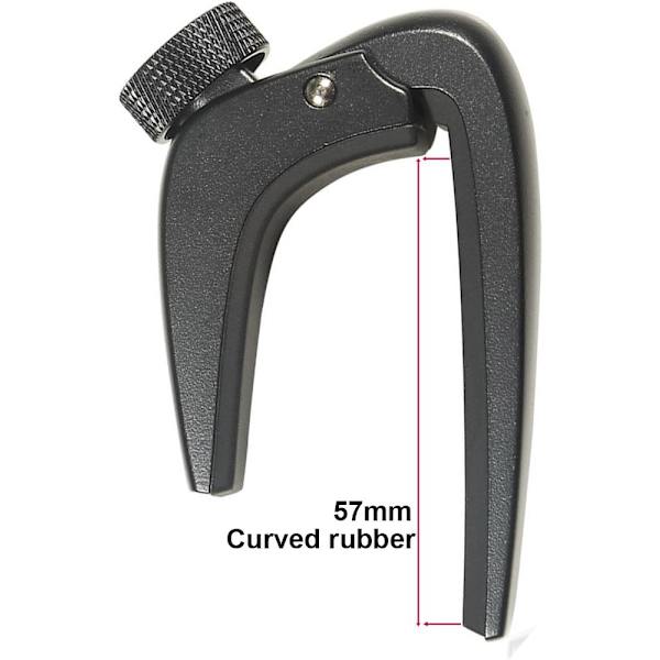 Sort. Legering af guitarstativ med skrue-tuning-knap til 6-strenget akustisk og elektrisk guitar, ukulele, bas og banjo