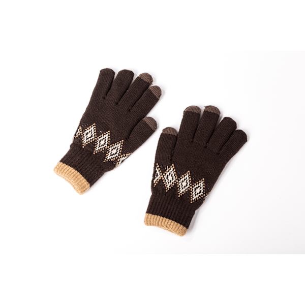 1 par vinterhandsker, unisex vindtætte varme handsker