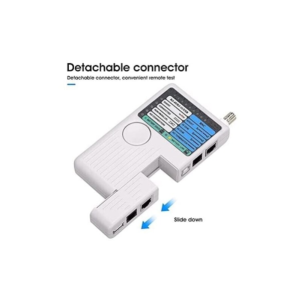 RJ11 RJ45 USB BNC Nettverkskabeltester for UTP STP LAN-kabel Tracer
