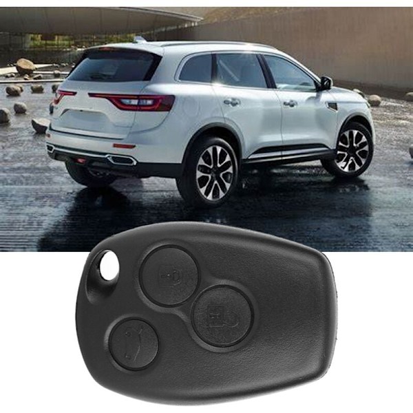 Avain Avain Kaukosäädin Hiili kaukosäädin 3 napilla Renault Logan Sandero Clio Fluency Vivaro Masterille