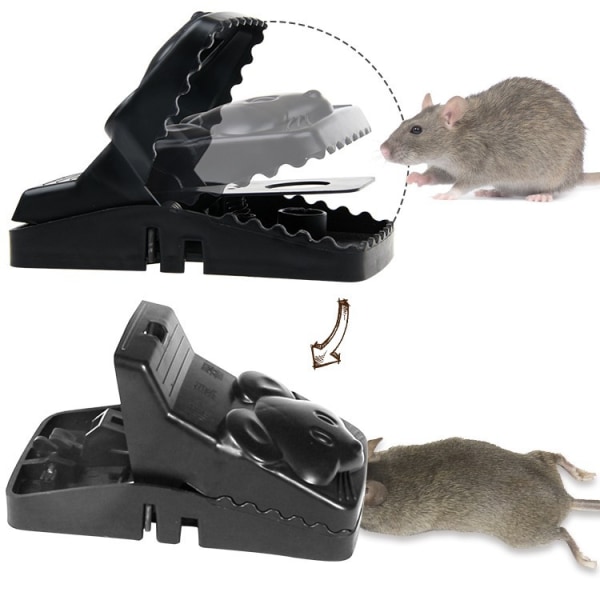 Automaattiset hiiriloukut (13,5 * 7,5 * 11 cm) - suuritehoiset jousiloukut