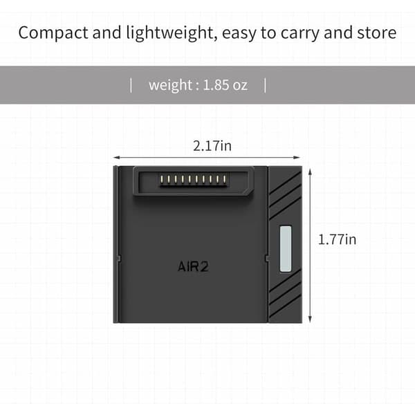 USB-batterilader med PD/QC for DJI Air 2S, Mavic Air 2 Drone, Hub-ladestasjon Tilbehør