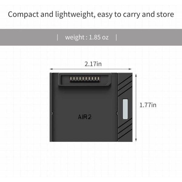 USB-batterilader med PD/QC for DJI Air 2S, Mavic Air 2 Drone, ladestasjonshub-tilbehør