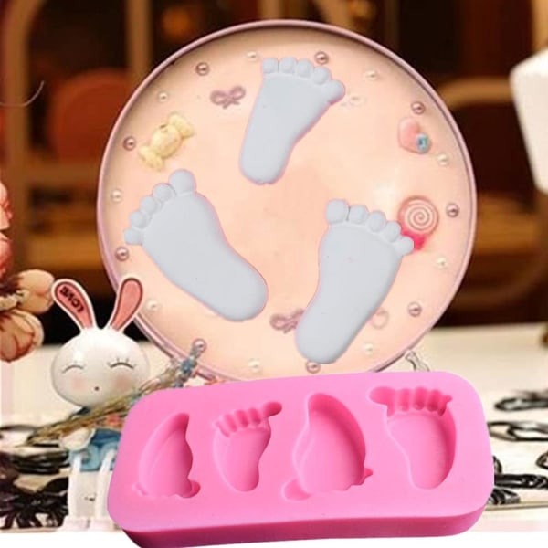 2 stk. silikon fondantkakeformer