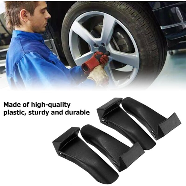 4 Stycken Fälgklämma Insatser Käftskydd, Fälgklämma Insatser Käftskydd Däckklämma Fodral, Nylon Käftskydd för Däckbytare, Auto Däckbytare Tillbehör