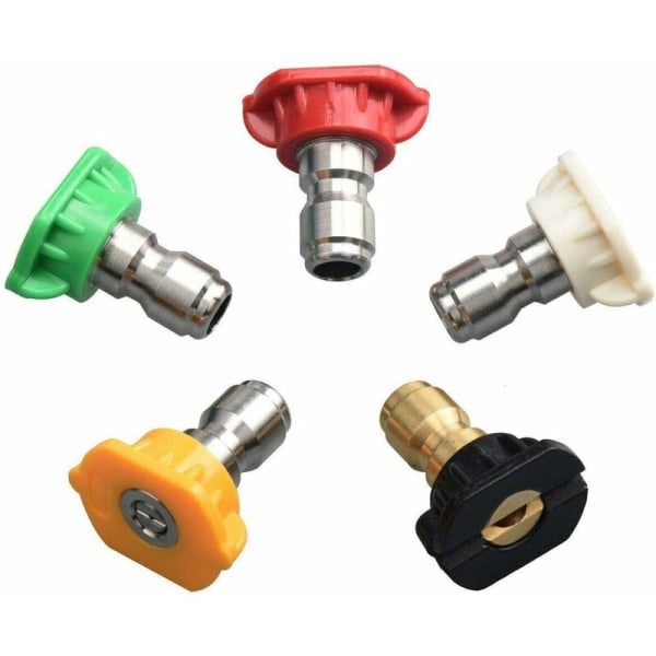 Pressure Washer Spray Nozzle Tips, 1/4 Degree Quick Connect, Multi Degree Pressure Washer Parts