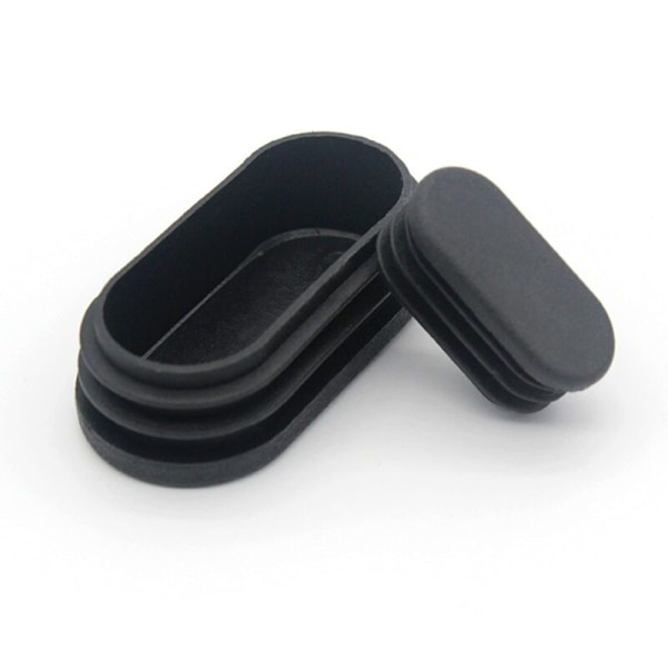 Rörmöbler Ben, Plaständstycken, Ovala Ändstycken för Plaststolsben, Ovala Rörpluggar för Möbelben, Skåpstol Trampolin 20st (15x30