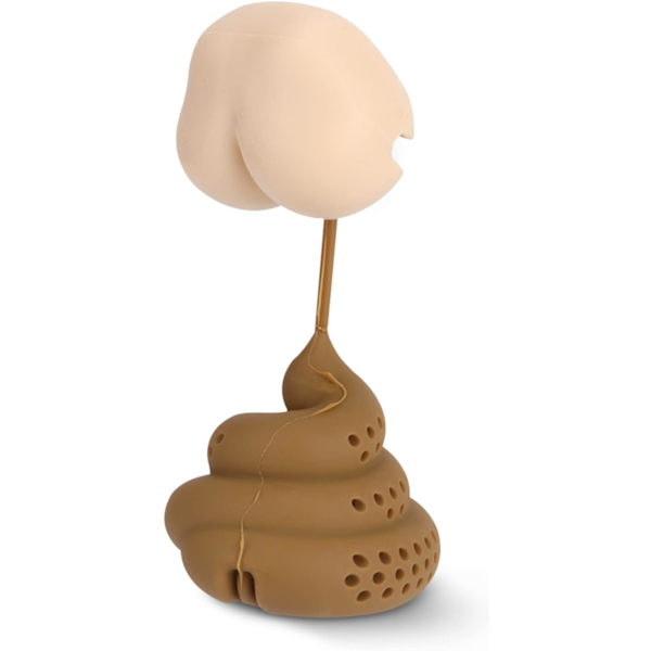 Teinfuser, te-filter, morsom form, silikon te-sil, teinfuser for teelskere