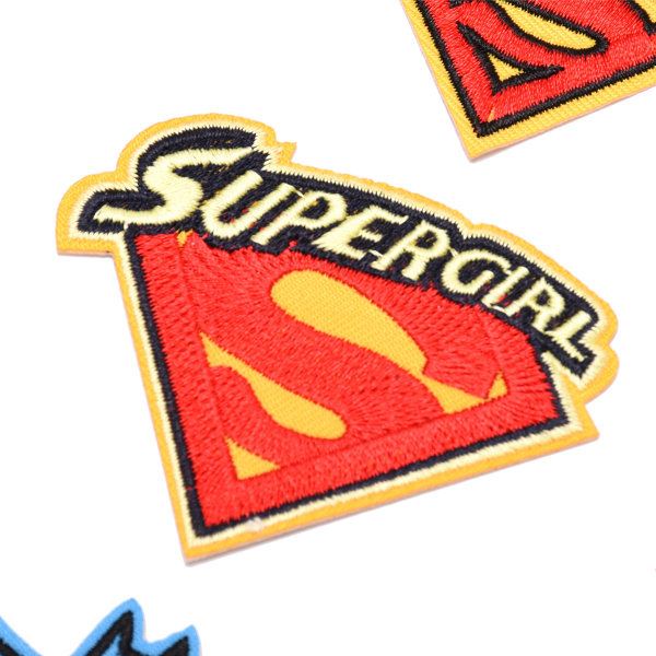 16 påstrykningslapper for Hero Superman-merker, brodert applikasjon