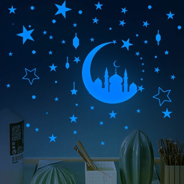 Glow in The Dark Stars for Ceiling, Bright Blue Glow in The Dark