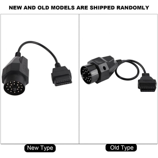 Sacble Kabeladapter OBD2-kontakt 20 stiftar till 16 stiftar för E36 E38 E39 E46 E53 X5 Z3