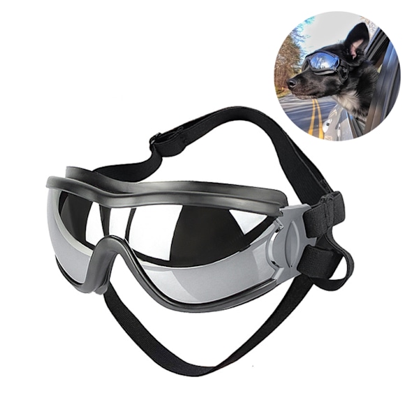 Hunde Goggles Øjenbeskyttelse Hunde Solbriller Anti-uv Goggles Vindtætte Hvalpegoggles Med Justerbar