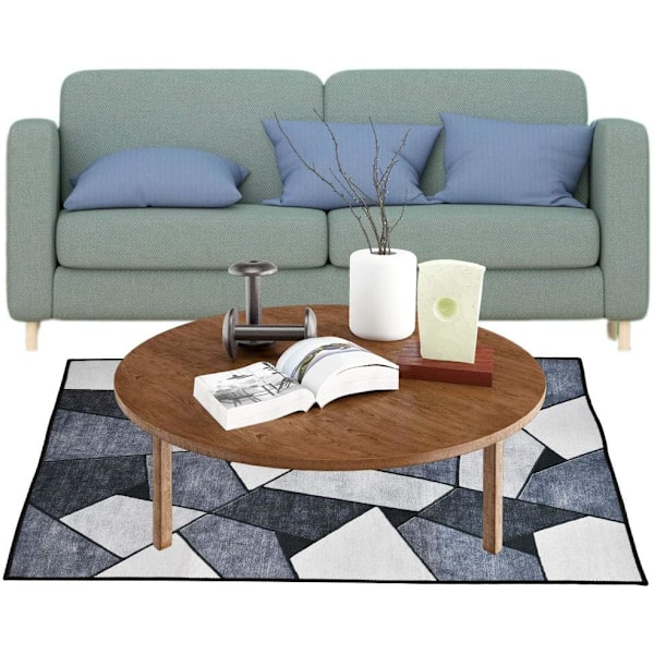 60x90cm Halksäker Dörrmatta Maskintvättbar, Absorberande och Hållbar, Dörrmatta för Sovrum, Vardagsrum, Hall, Kök