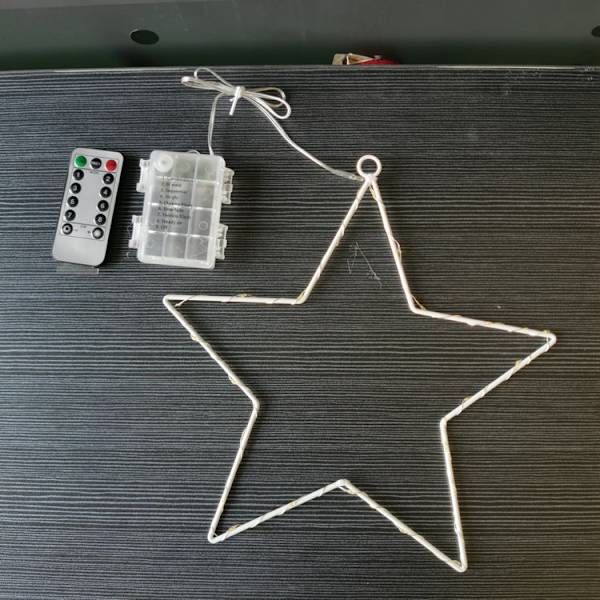 Julelys, 3 stk LED batteridrevne lyslenker for innendørs/utendørs vindusdekorasjon, bryllup, jul