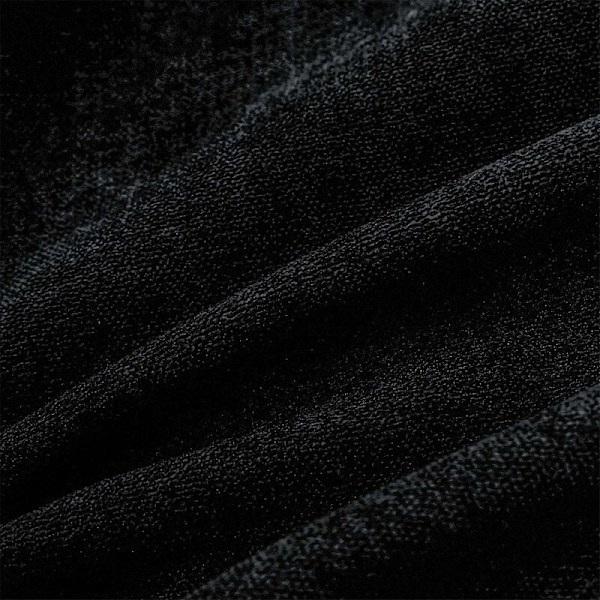 Set med 2 putetrekk 45x45cm Dekorative Chenille Sofa Dekorative Putetrekk for Soverom Firkant Ensfarget for Stol, Bil, Kontor, Svart