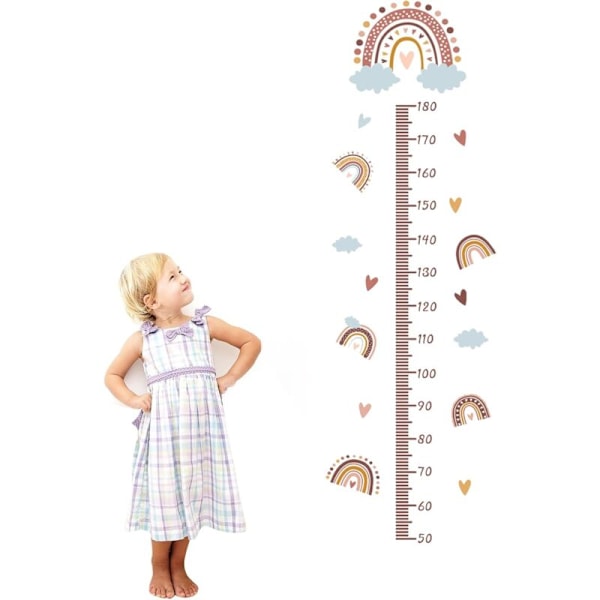 Barns vägghöjd Murale höjd höjd Diagram Storlek barn Baby tillväxtdiagram Vägg väggdekal väggdekal PVC Dekoration Murale Avtagbar
