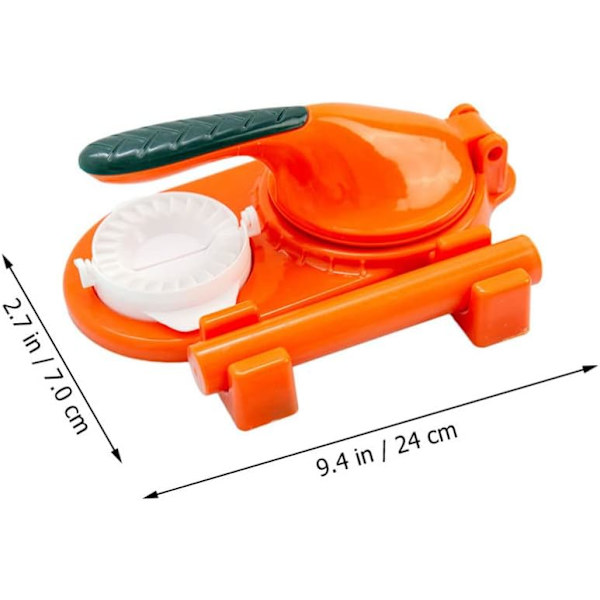 Orange - Dumpling Maskine Dumpling Maker Ravioli Form Dumpling Maker Dumpling Maskine Dumpling Formningsmaskine Bageforme Køkkenredskaber