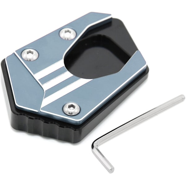 Side Kick Stand og Pad Modificeret Pedal Passer til Honda CBR650R CB650R CB650F (Sølv)