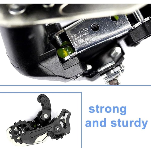 Bike Rear Derailleur, Speed Rear Derailleur, 6/7/8 Speed Bicycle Derailleur Transmission, Mountain Bike, MTB Cycling