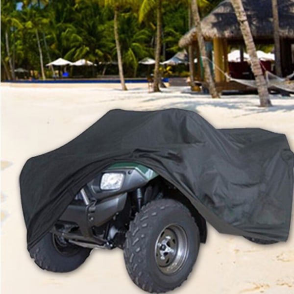 Lasten rantaauton cover (210*105*105cm, musta) isokokoinen auto