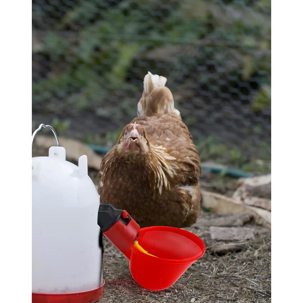 10 stk automatisk vanner for kyllinger, plastvanner for bir