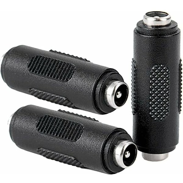 3 stk. DC Hun Hun Figur Figur Konnektor på 5,5x2,1mm, hun hun bleg adapter til CCTV