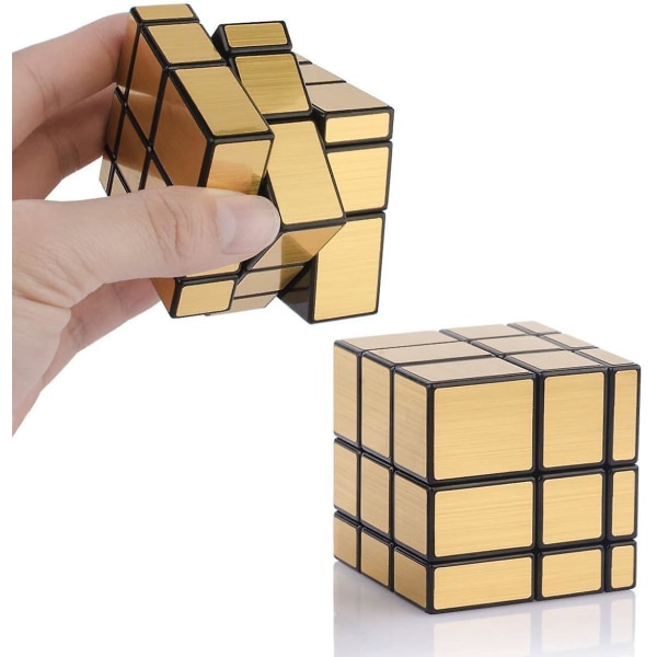 Rubiks terning, 3x3 speed cube, 3x3x3 forskellige former, egnet til børn og voksne.