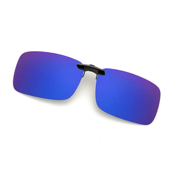 Deep Blue Film-Unisex Clip-on Polarized Solglasögon Lämplig för O