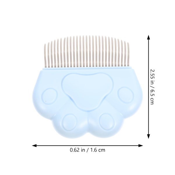 2pcs Cat Combs Pet Hair Removal Combs Cat Paw