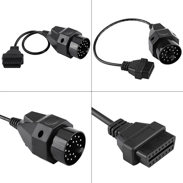 20-stifts till 16-stifts OBD2 Adapterkontakt Scannerkabel för E36 E38 E39 E46 E53 X5 Z3