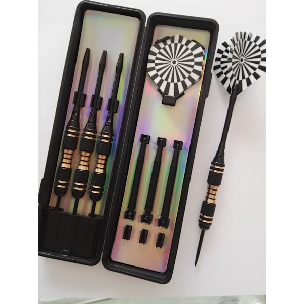 Target Darts Set, 3 stk. profesjonelle kastepiler med aluminiumskaft for bar og spillrom