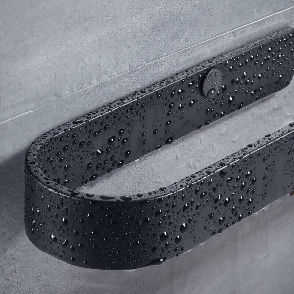 Håndkleholder 40cm Selvklebende Håndklestang Ingen Boring Rustfritt Gjest Håndklestang Veggmontert Badehåndklestang Skapmontert Kjøkken Tilbehør for Bad