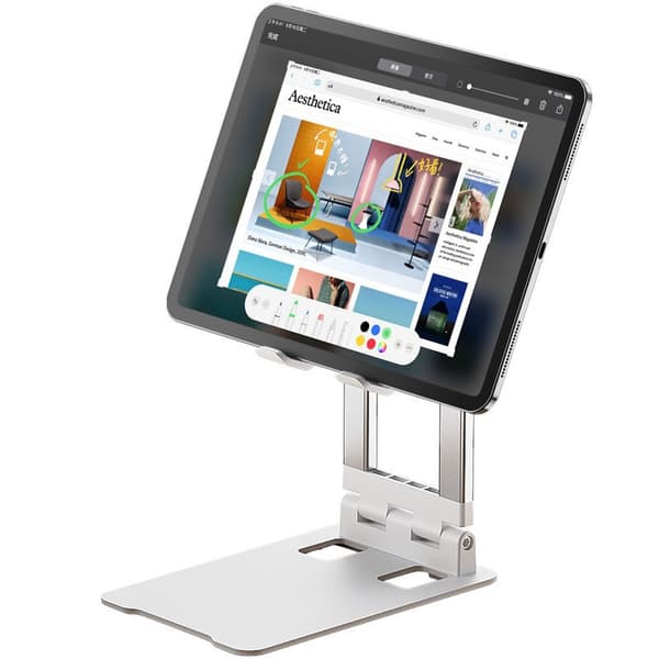 Tablet Stativ Foldbar Oppbevaring Skrivebord Lazy Live Douyin Teleskopisk Tablet Stativ