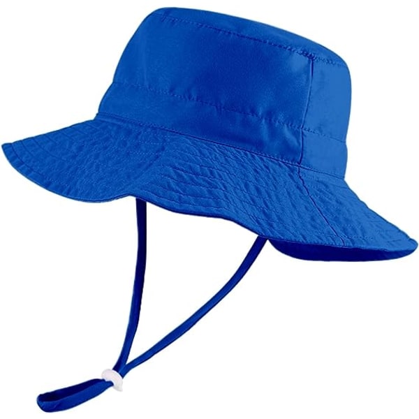 Justerbar solhatt for barn, sommerhette, bred kant for basseng/strand