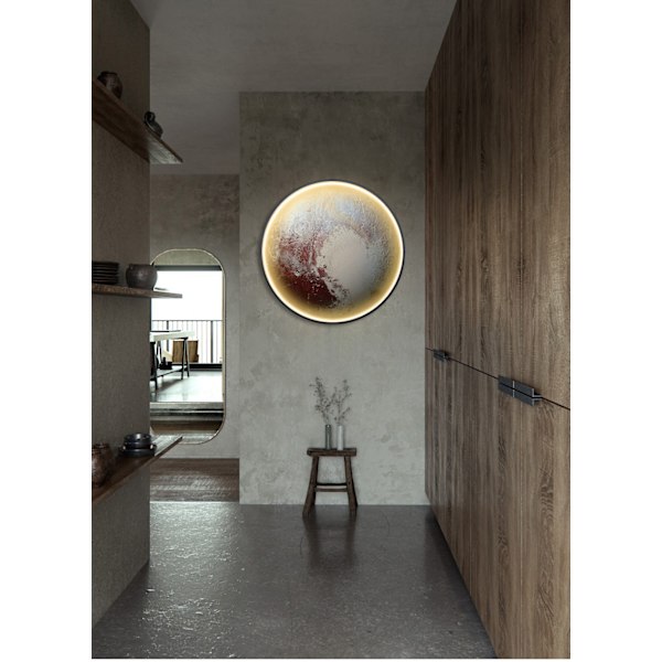 Månnevegglampe moderne luksus kreativ gang korridor vegglampe kunstlampe (månestil)
