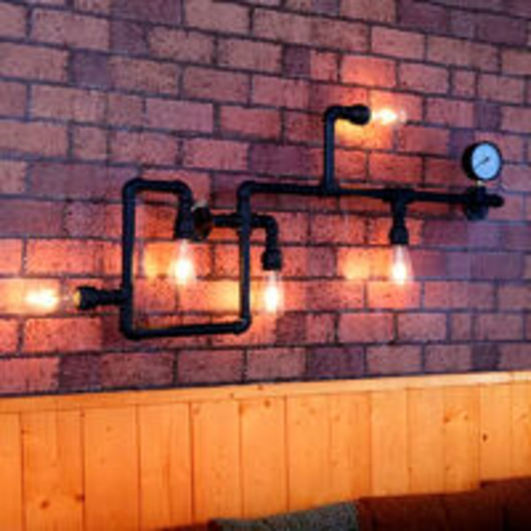 \"Kobber\" vegglampe