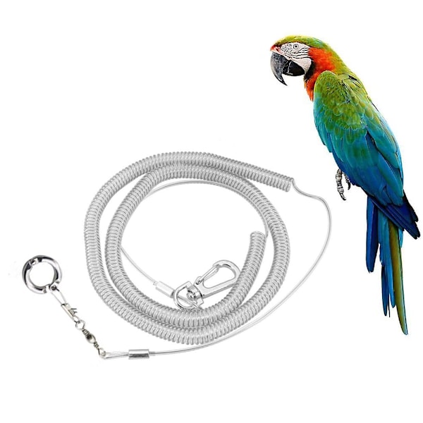 Ultralätt papegoja fågel sele, anti-bite flygande träningsrep（4mm）